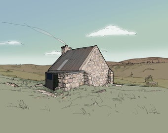 Ryvoan Bothy Print