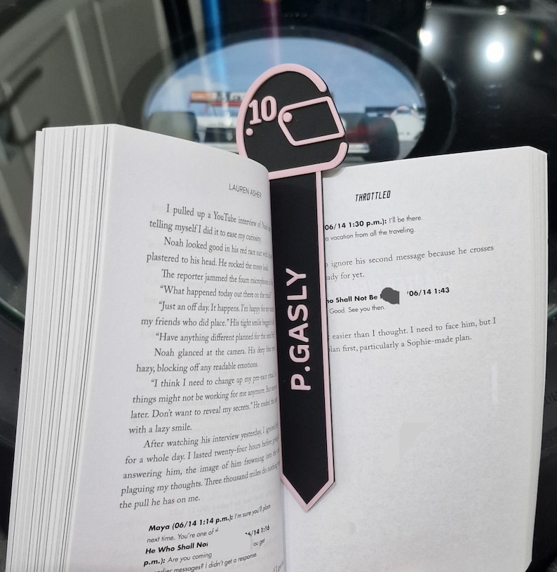 F1 Driver Bookmark: 3D Printed Formula 1 Racing Gift - Etsy