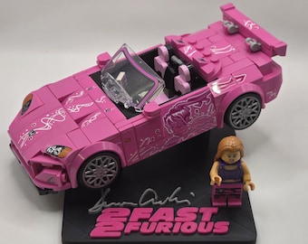 2 Fast 2 Furious/OEM Themed display stand to fit LEGO F&F Honda S2000 - 77241