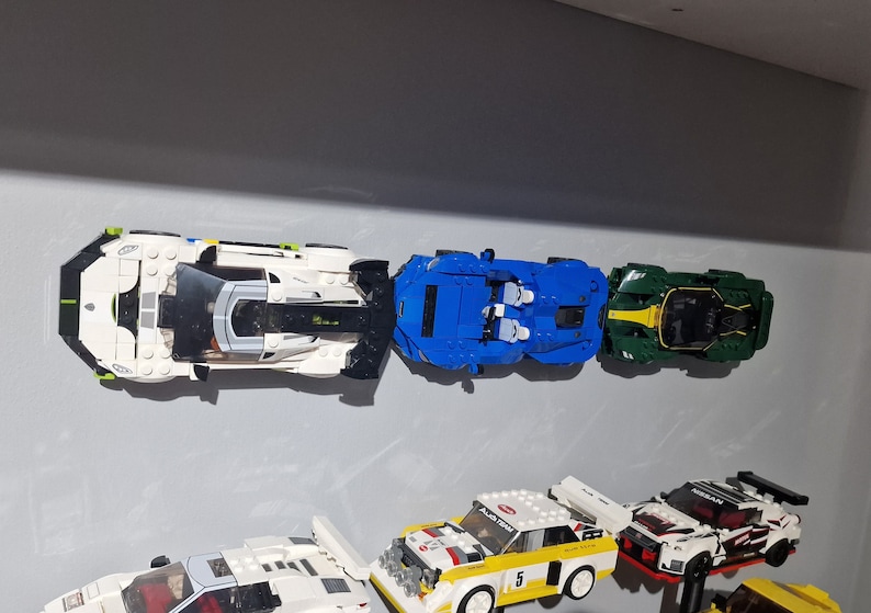 Wall mount for Lego Speed Champions Models. image 3