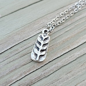 Wheat Necklace. Gifts For Her, Anniversary, Birthday, Bridesmaids, Mom Gift. Branch Necklace. Mother&#39;s Day, Valentine&#39;s Day