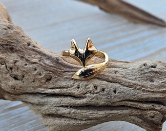 Fox Ring, Choose Your Color. Gifts For Her, Anniversary, Birthday, Mom, Gold, Silver, Rose Gold