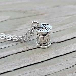 Needle & Thread Necklace. Gifts For Her, Anniversary, Birthday, Bridesmaids. Gift For Mom, Mother&#39;s Day, Gift For Quilter, Sewing Gift