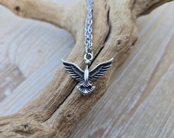 Bird Necklace. Gifts For Her, Anniversary, Birthday, Christmas Gift, Gift For Her. Dove, Hummingbird, Eagle, Phoenix, Albatross
