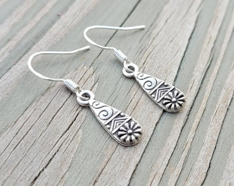 Silver Flower Earrings. Gifts For Her, Anniversary, Birthday, Bridesmaids. Moroccan