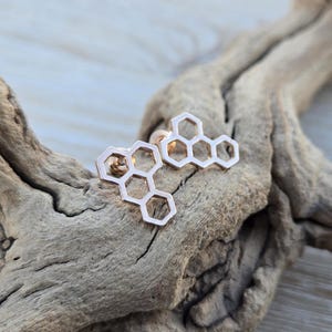 Bee Earrings, Choose Your Color. Honeycomb Earrings. Gift For Her, Anniversary, Mom, Birthday, Bridesmaids. Bee Jewelry