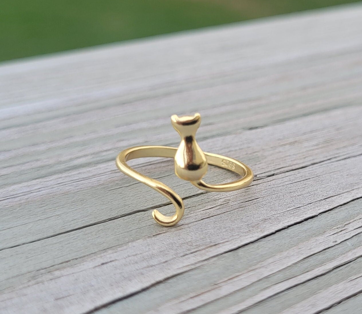Gold Cat Ring