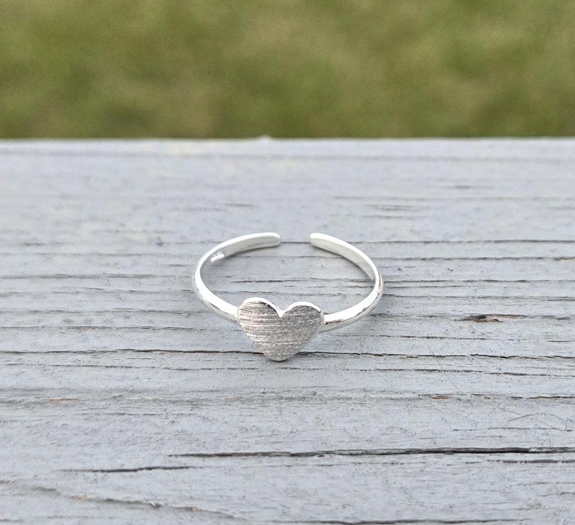 Bague LOVE Réglable En Argent Sterling 925 - Neuf Avec étiquettes, Bijou Symbolique