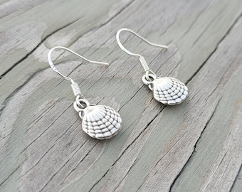 Seashell Earrings. Gifts For Her, Anniversary, Birthday, Bridesmaids. Shell Earrings, Nautical Earrings