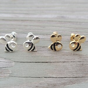 Bee Earrings, Choose Your Color. Gifts For Her, Anniversary, Mom, Birthday, Bridesmaids. Bee Jewelry