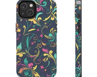 Tree Trunk Flower Pattern Flip Phone Case For iPhone 14 Pro Max 14