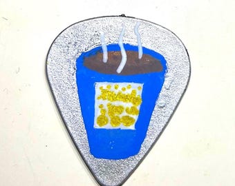 NYC coffee cup guitar pick