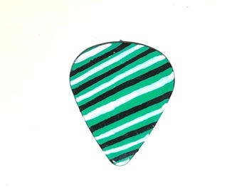 Beetlejuice striped guitar pick