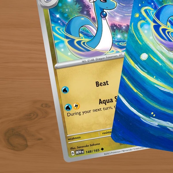 Painted Pokemon Card Commission / Custom Card