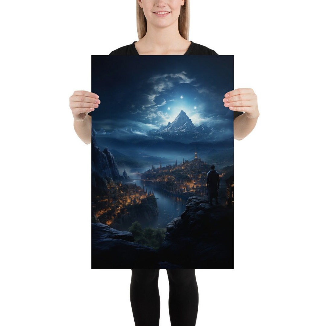 DELIVERY Velaris Night Court Wall Art Matte Paper Fan Art Ramiel ...