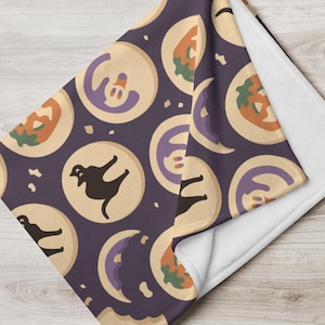 Halloween Cookie Throw Blanket