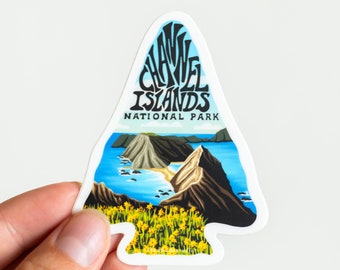 Channel Islands National Park Sticker | Arrowhead, Outdoor Lover, Nature Sticker, Durable Vinyl Decal, Waterproof, Weatherproof