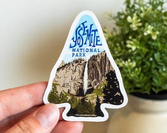 Yosemite National Park Magnet | Illustrated Travel Decor