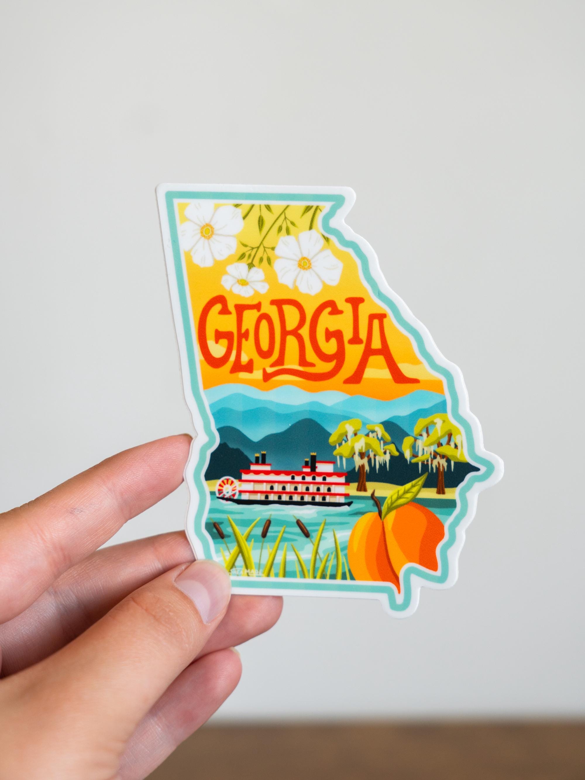Georgia State Sticker 4