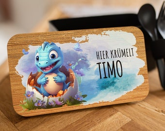 Brotdose personalisiert, Lunchbox mit Name, Geschenk für Kinder, Einschulung, Dino