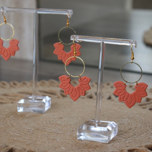 Polymer clay earrings