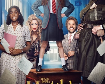 Matilda el cartel de la película musical sin marco / 229 / 322 / 323