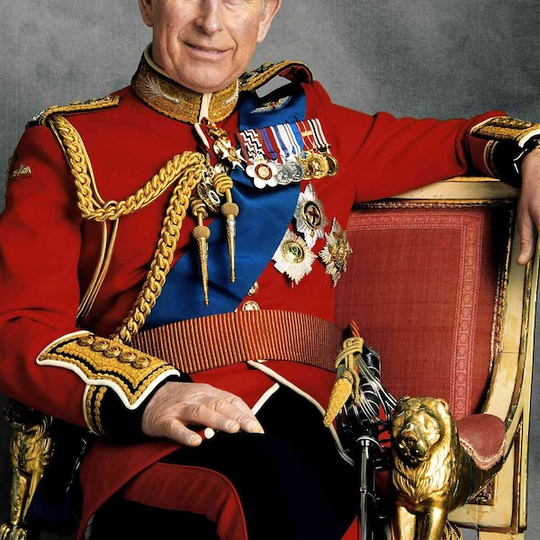 King Charles III Portrait Print Krönung 2023 Film Poster Ungerahmt | 440 | 462 | 463 |