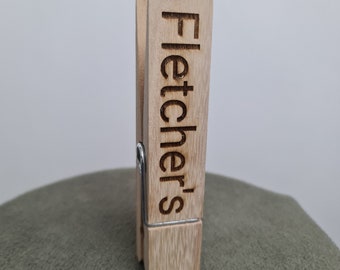Giant Wooden Personalised  Wellie Peg