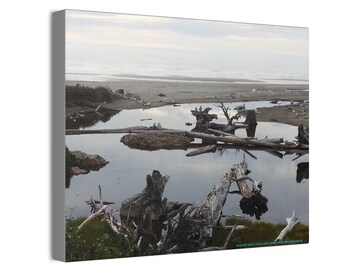 Wall Art "Kalaloch Tide Pool" Canvas Stretched, 0.75" depth, picture size 10" x 8"