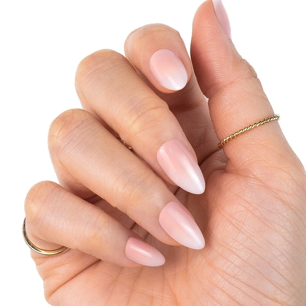Short Almond Press on Nails - Etsy