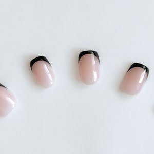 30pcs Squoval Short Press On Nails • French Natural Gel Manicure • Full Set Press Ons • Almond Nails • Summer Wedding Nails • Gift for Her