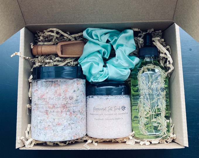 Rosemary Mint Natural Spa Gift Box
