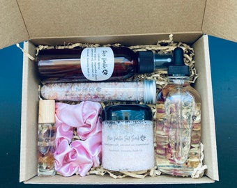 Rose Vanilla Natural Spa Gift Box