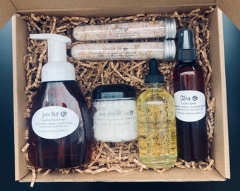 Citrus All Natural Spa Gift Box