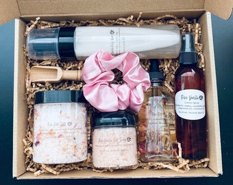 Rose Vanilla Natural Bath & Body Gift Box