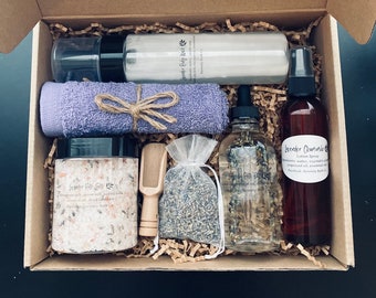 Lavender All Natural Self Care Gift Box