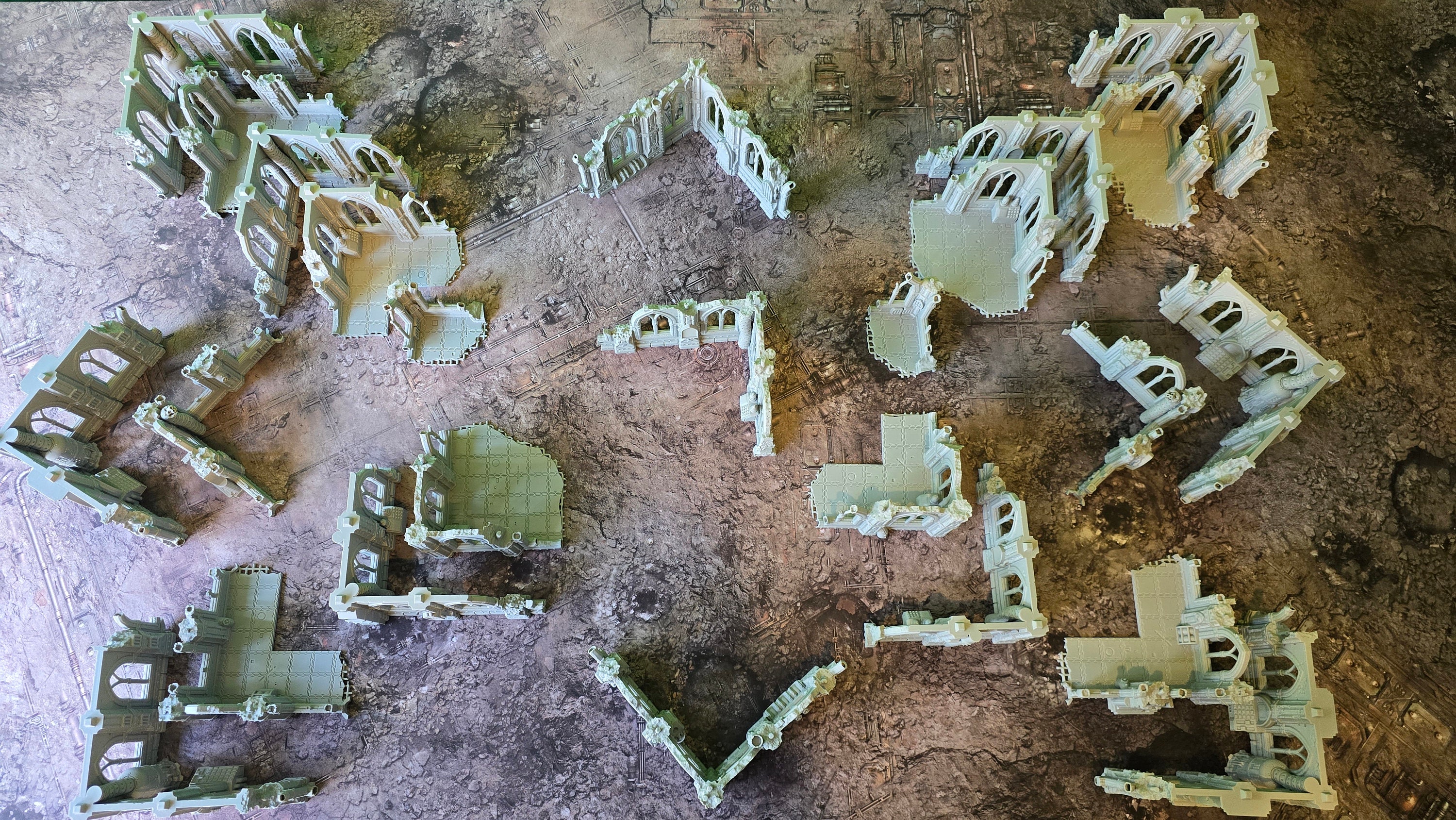 Tabletop Terrain Bundle Gothic Sci-fi Ruins RPG & Wargame Scenery ...