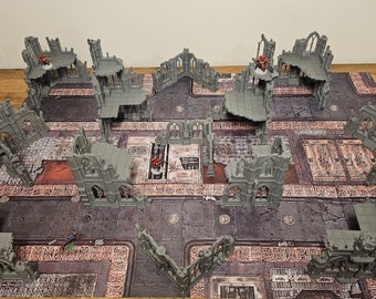 Tabletop Terrain Bundle Gothic Sci-Fi Ruins RPG & Wargame Scenery Ultimate Pack (1+2)