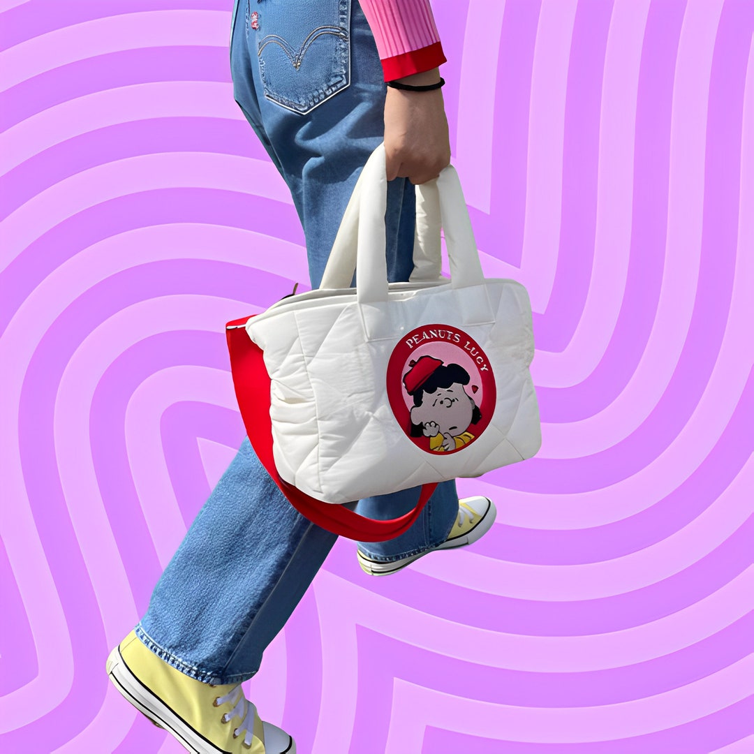 Lucy Van Pelt Handbag Snoopy Bag, Peanuts Gang Handbag, Snoopy Handbag