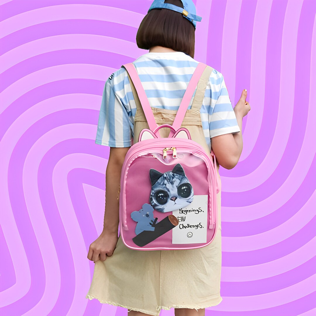 Kawaii Ita Backpack Pin Display Backpack Pin Backpack Ita Etsy
