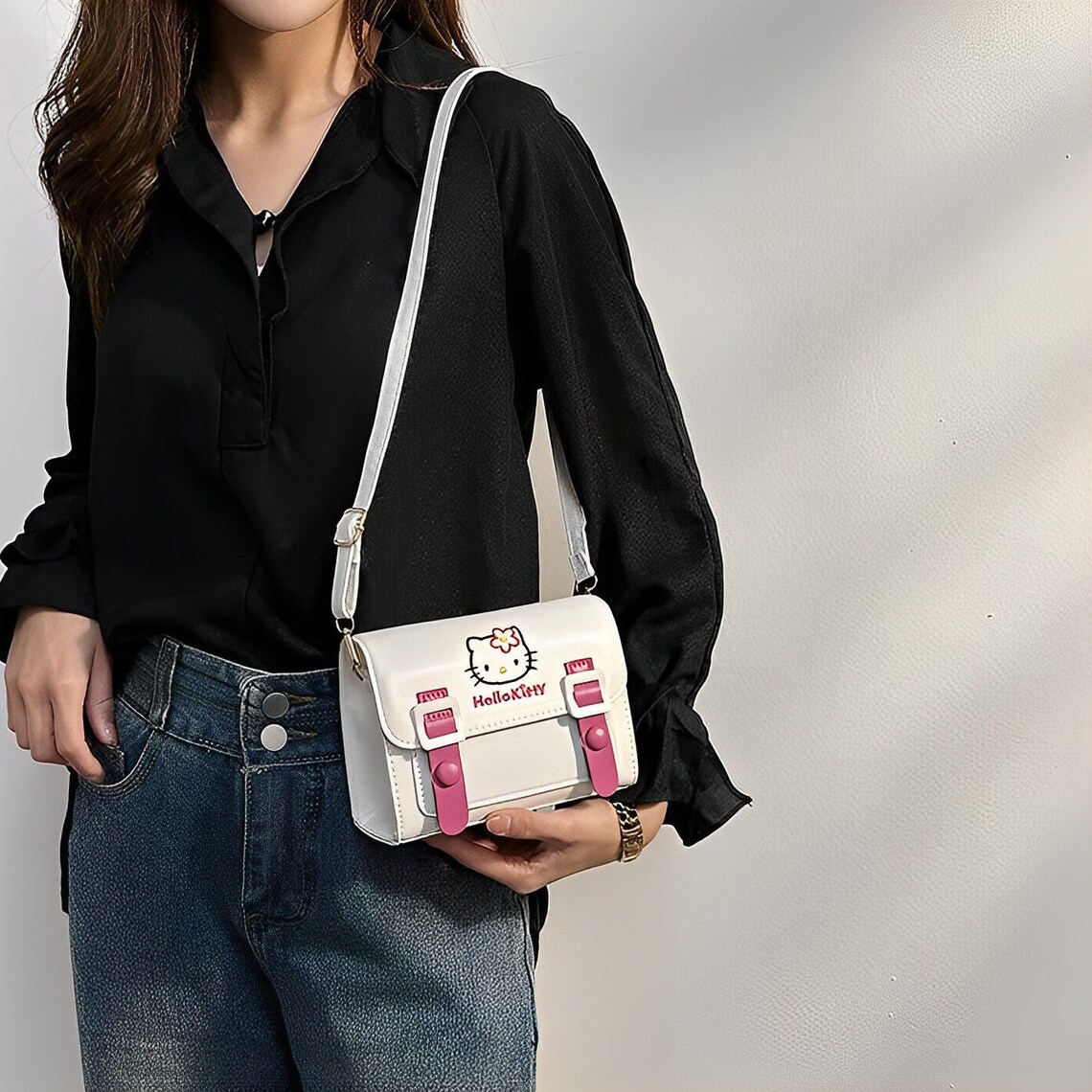 Hello Kitty Purse Sanrio Bag, Hello Kitty Bag, Kawaii, Cute Handbag