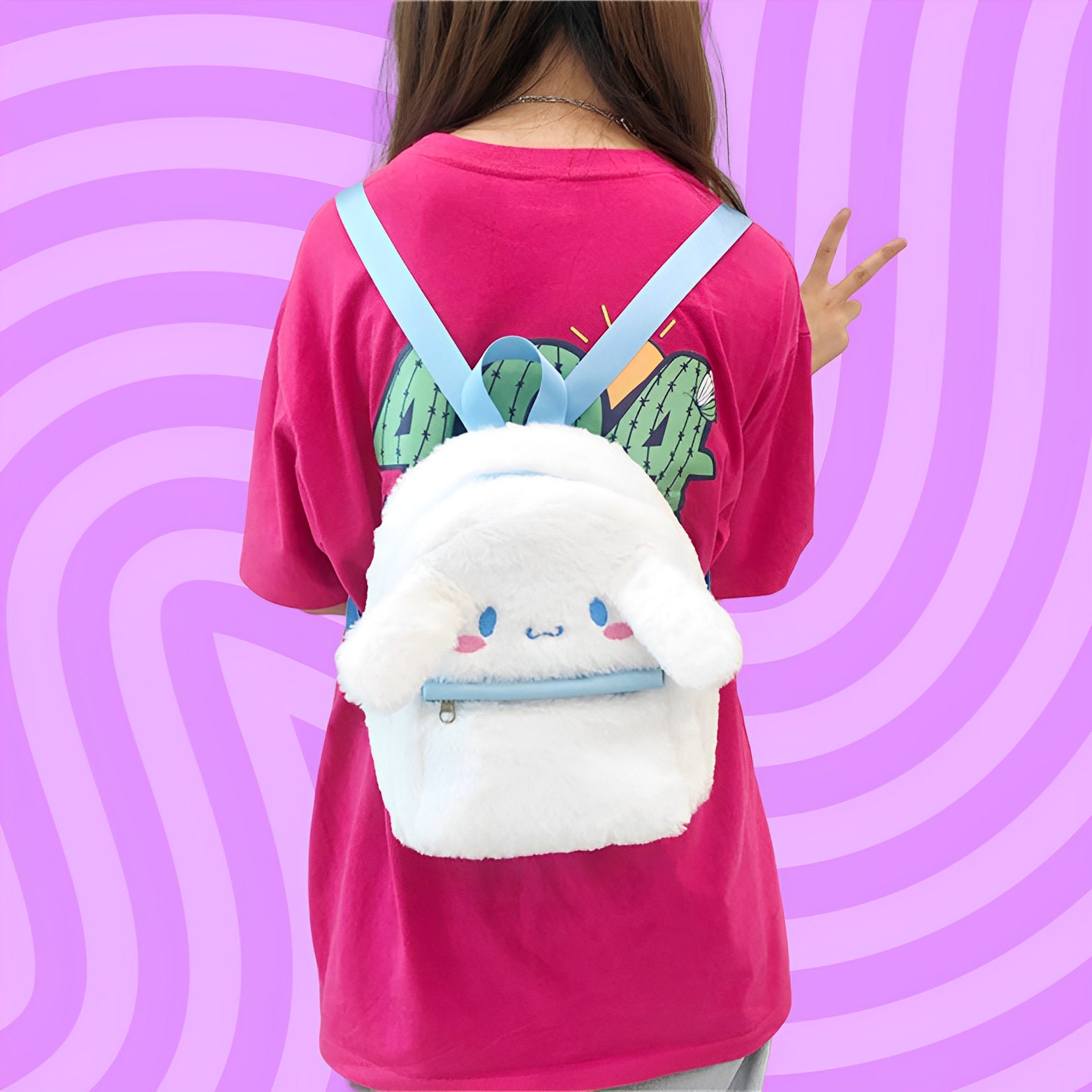 Cinnamoroll JapanLA Pin Clear Pocket Ita-bag