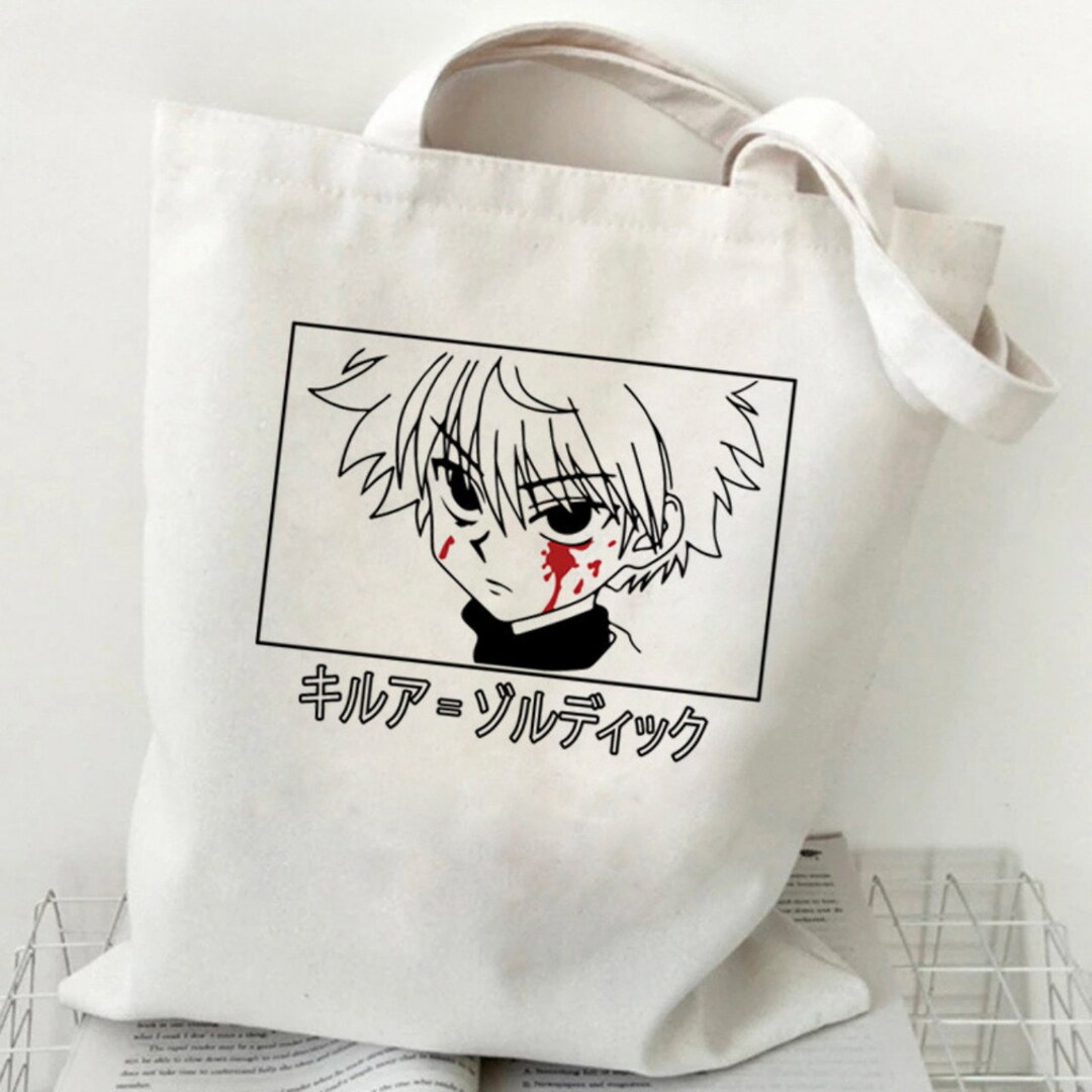 Hunter X Hunter Tote Bag Killua Anime Bag Hunter X Hunter Etsy Canada