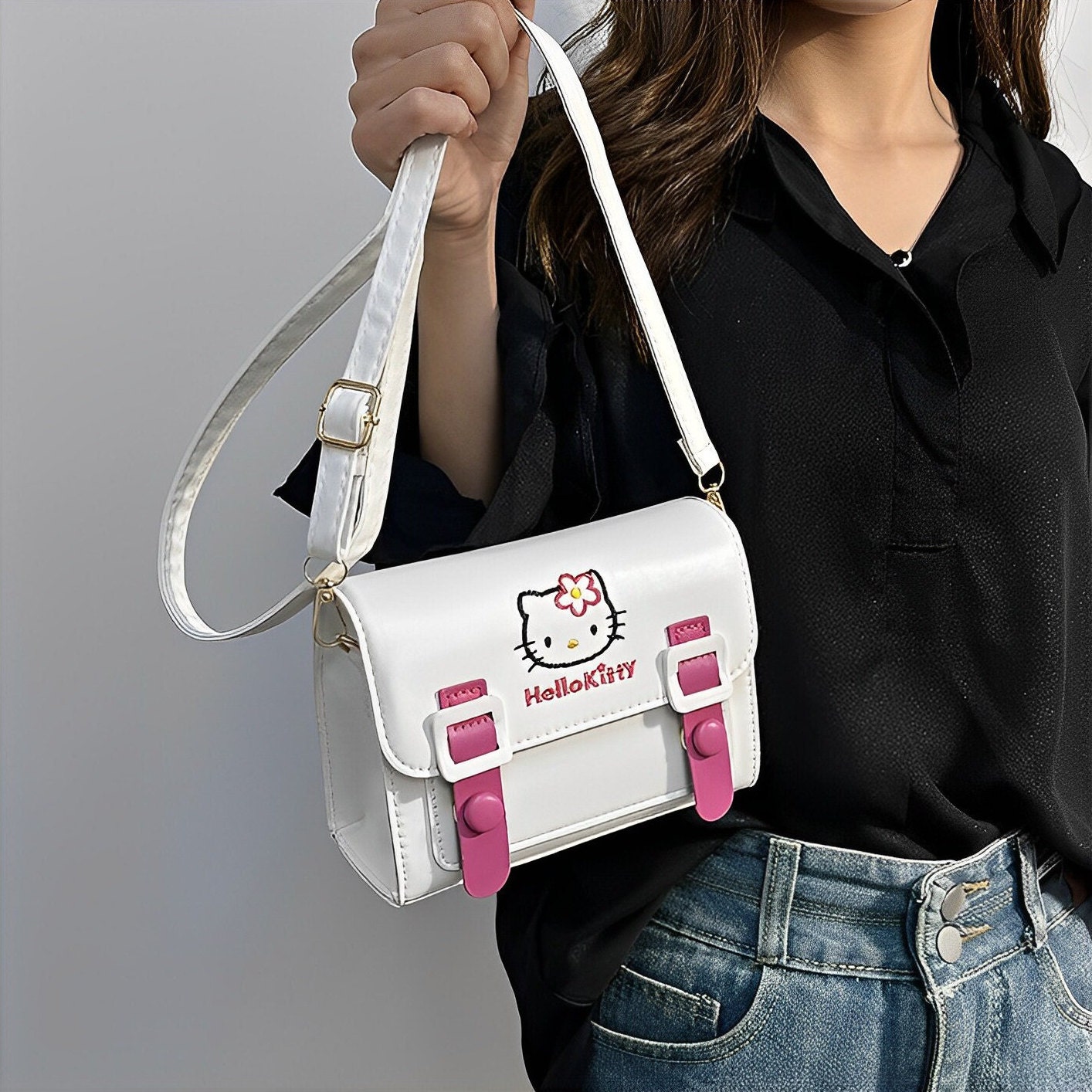 Hello Kitty Purse Sanrio Bag, Hello Kitty Bag, Kawaii, Cute Handbag
