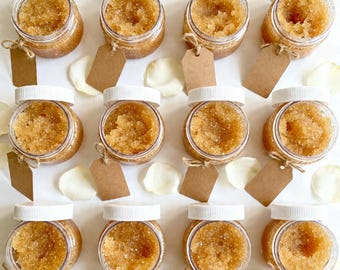 Mini Sugar Scrub Wedding Favors | Personalized Bridal Shower, Bachelorette Party Gifts