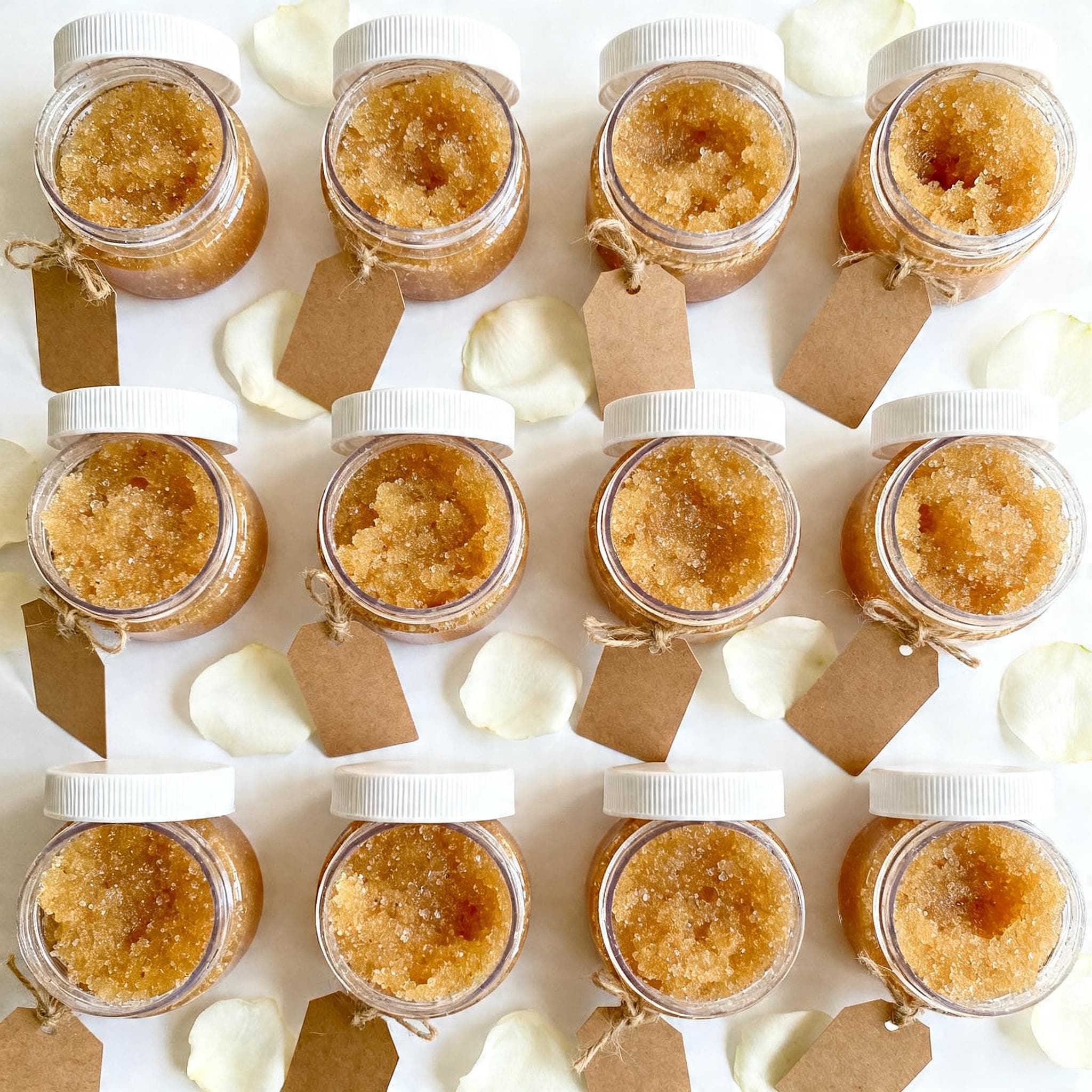 Mini Sugar Scrub Wedding Favors - Personalized Bridal Shower Mini Sugar Scrub Wedding Favors - Personalized Bridal Shower