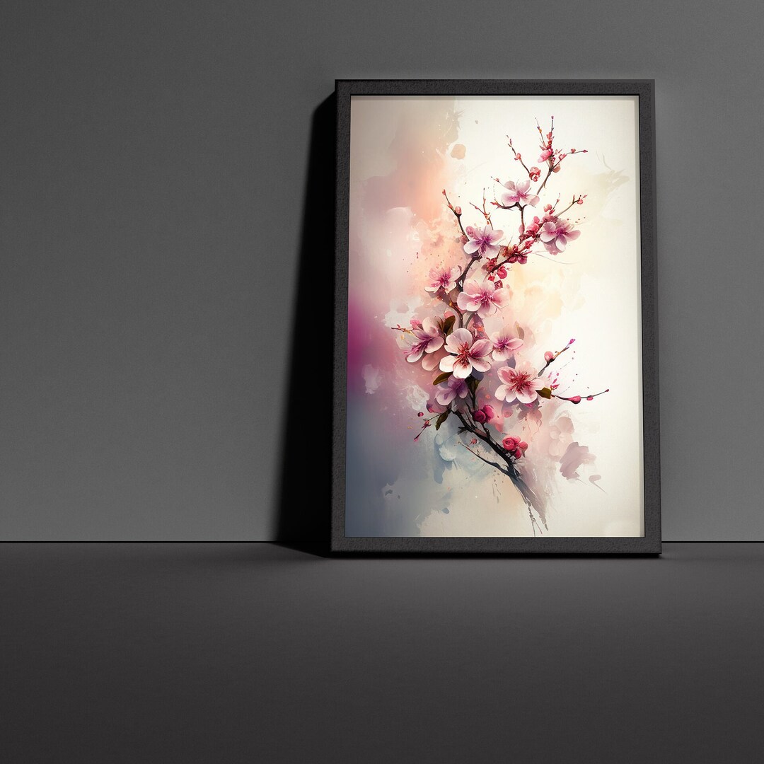 Gorgeous Cherry Blossom Flower Poster - High Quality Print for Home ...