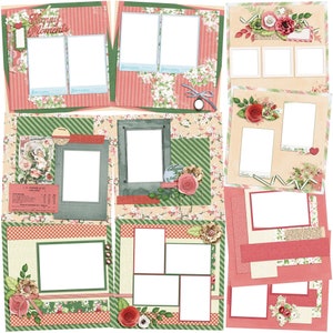 Apple Blossom Beauty - Jardim - Scrapbooking digital - Pacote de páginas rápidas EZ Digital - Canva