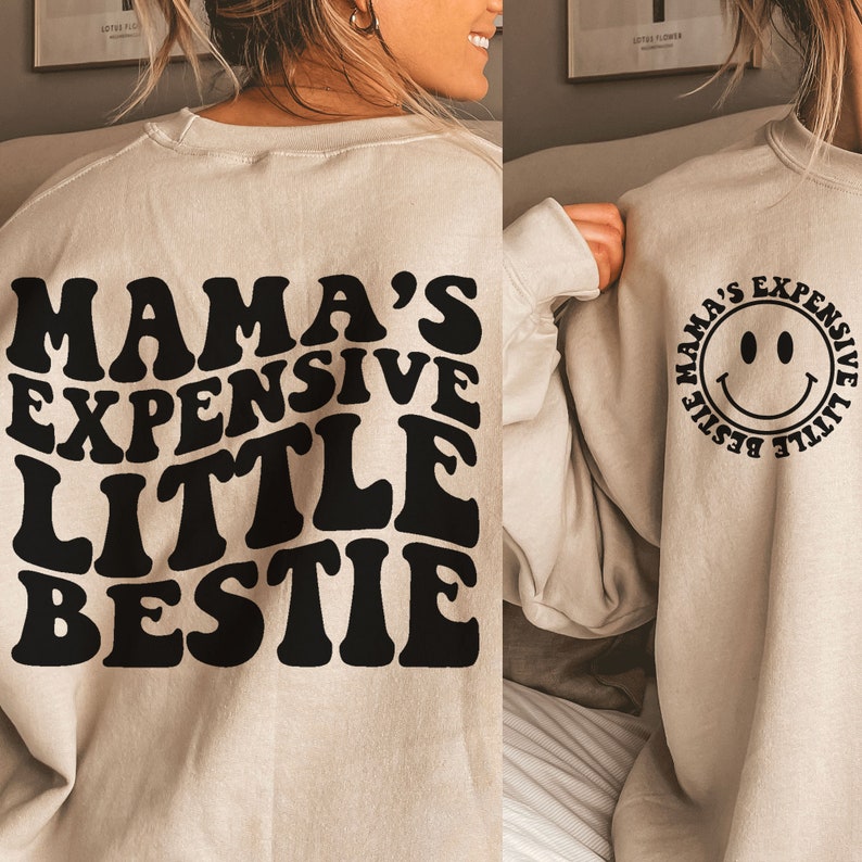 Mama's Expensive Little Bestie Png Svg Toddler Quote - Etsy