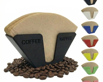 R-Satz Shop Kaffeefilterhalter Ständer für Kaffeefilter Aufbewahrung Wandhalter Papierfilter